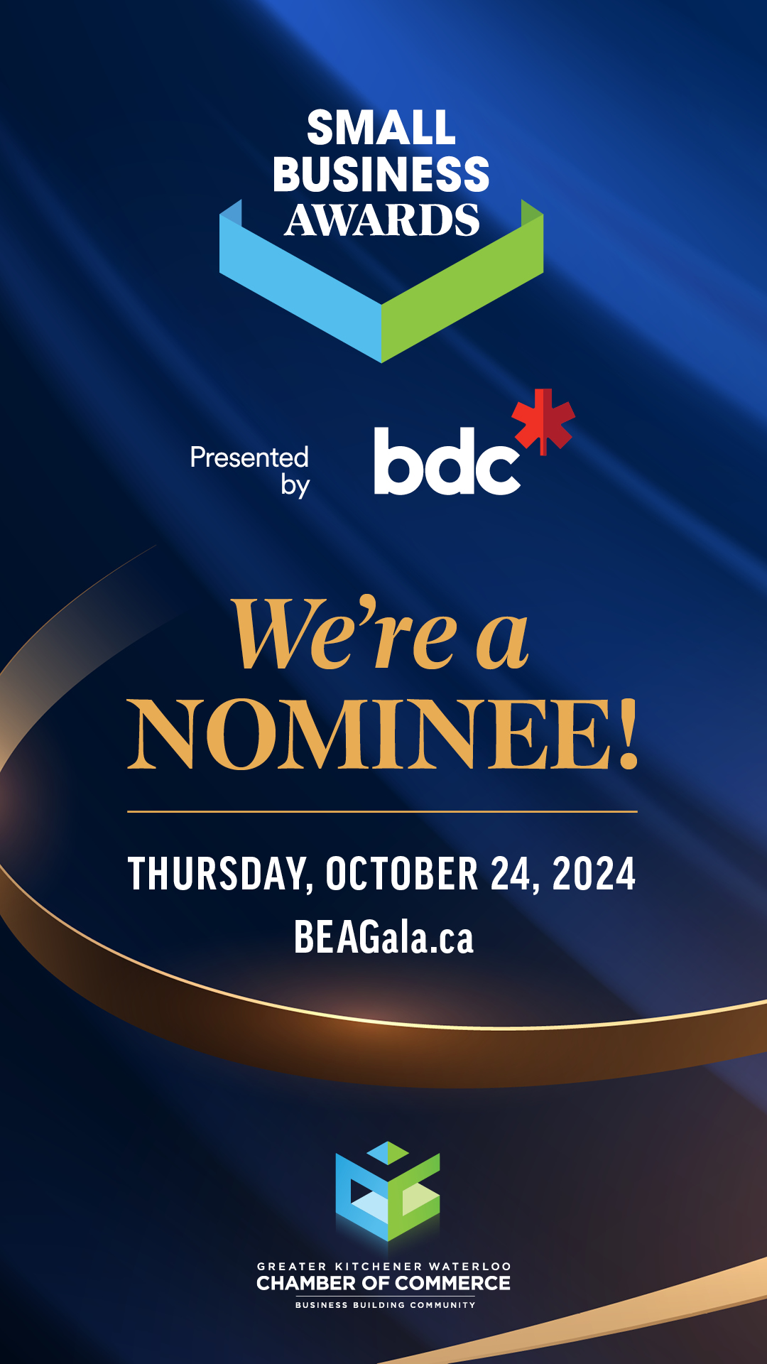 Heitech Software Solutions Nominated for Small Business Award by Greater Kitchener Waterloo Chamber of Commerce